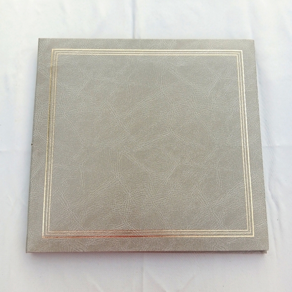 VTG Photograph Scrapbook Album Gray Gold 18 pages Pioneer memento memory NEW - Picture 1 of 10